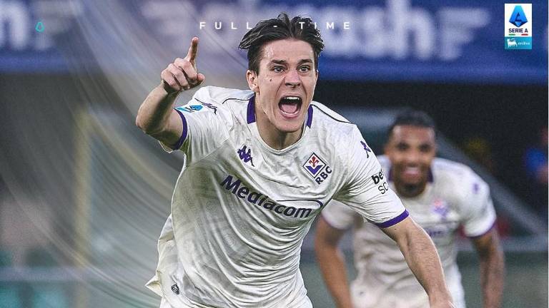 Nicolò Fagioli fue el autor del gol con el que la Fiorentina ganó y se alejó de la zona de descenso.