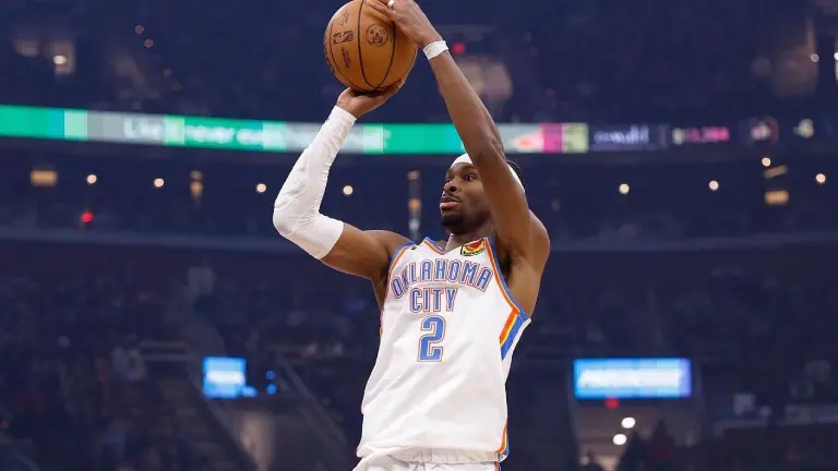 Shai Gilgeous-Alexander anotó 30 puntos por trigésima ocasión en 42 encuentros en la presente temporada.