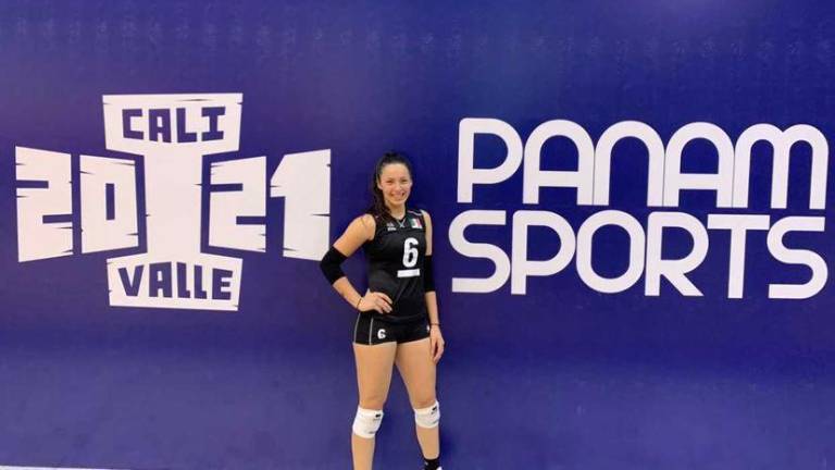 Grecia Castro fue de las mejores voleibolistas en los pasados Juegos Panamericanos Junior de Cali Valle 2021.