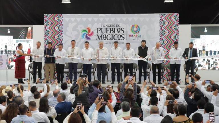 Inauguración oficial del Cuarto Tianguis de Pueblos Mágicos Oaxaca 2022.