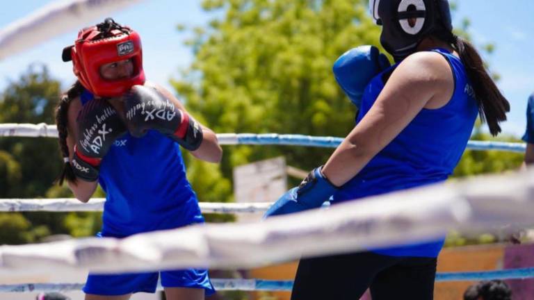 El evento reunió a jóvenes pugilistas locales que mostraron su talento sobre el ring.