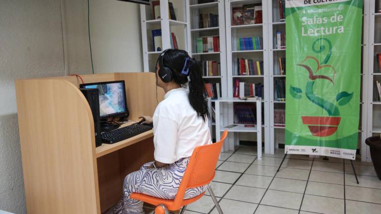 La nueva audioteca se ubica en la Sala de Formación Lectora del Isic.