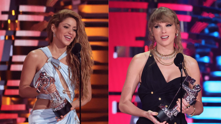 Shakira y Taylor Swift son las ganadoras en la edición 40 de los MTV VMAs 2023.