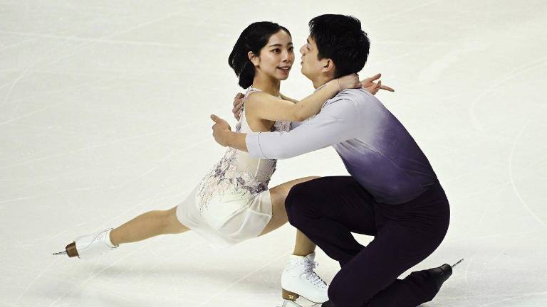 Riku Miura y Ryuichi Kihara se quedaron con el metal dorado en el patinaje artístico por parejas.