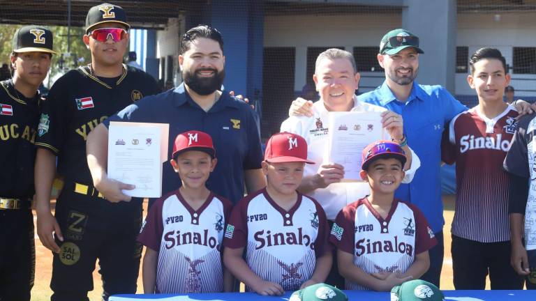 Firman convenio Academia de Beisbol del Pacífico y Asociación Estatal