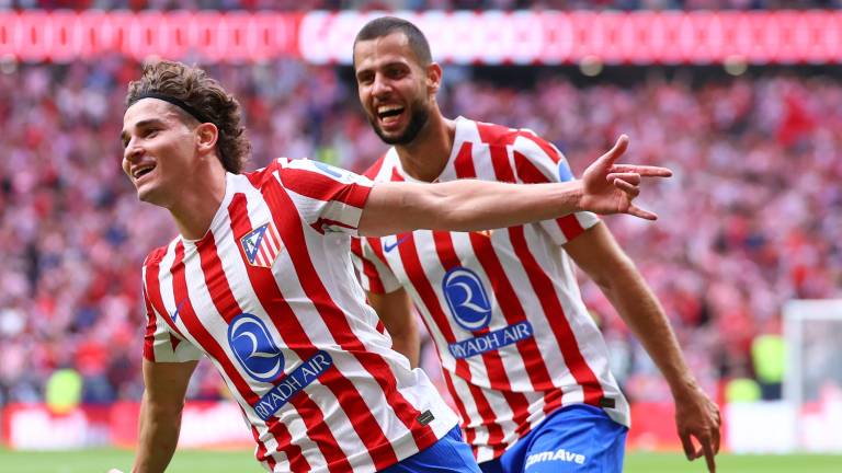 Julián Álvarez emergió como la figura en el truinfo del Atlético sobre el Real Madrid.