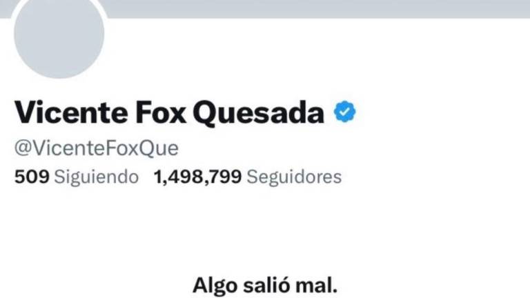 Durante un mes, la cuenta del ex Presidente Vicente Fox Quesada en la red X se mantuvo suspendida.