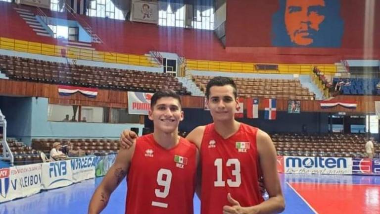 Compiten sinaloenses con Selección Nacional de voleibol de sala en Copa Panamericana en Cuba