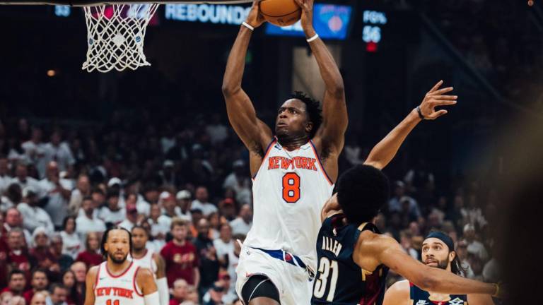 OG Anunoby aportó 21 puntos, siete rebotes y cuatro asistencias en 31 minutos.