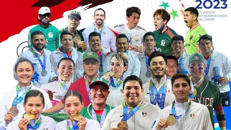 Sinaloenses aportan nueve oros a México en los Juegos Centroamericanos