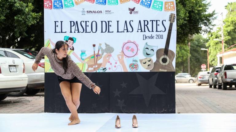 Danya González lleva la danza contemporánea al Paseo de las Artes