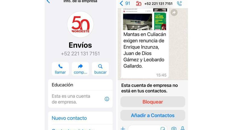 A través de WhatsApp, difunden una nota falsa a nombre de Noroeste, la cual nunca ha sido publicada por este diario en su sitio web.