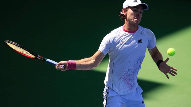 Luis Patiño tampoco puede en dobles.