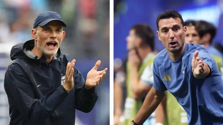 Thomas Tuchel y Lionel Scaloni son dos estilos diferentes desde el banquillo.