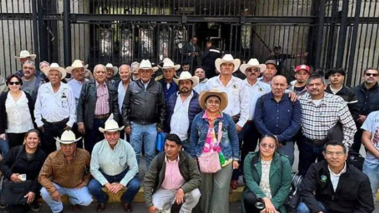 La medida de presión se deriva porque las autoridades federales no quisieron recibir a la comitiva de campesinos completa, se informó.