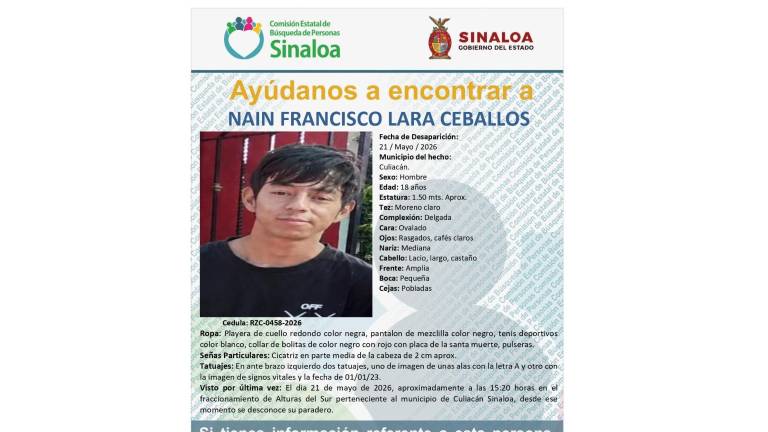 El cuerpo de Nain Francisco fue encontrado en una hielera con restos humanos en la colonia El Palmito, en Culiacán.