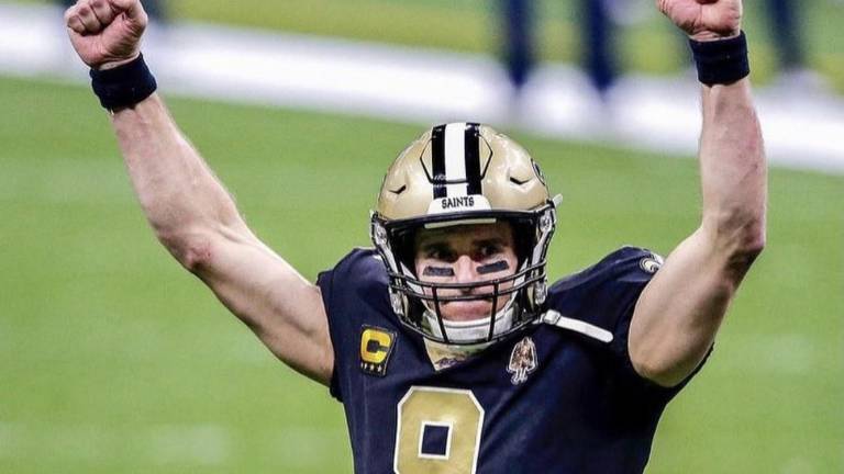 Drew Brees buscará ingresar al Salón de la Fama del Futbol Americano Profesional.