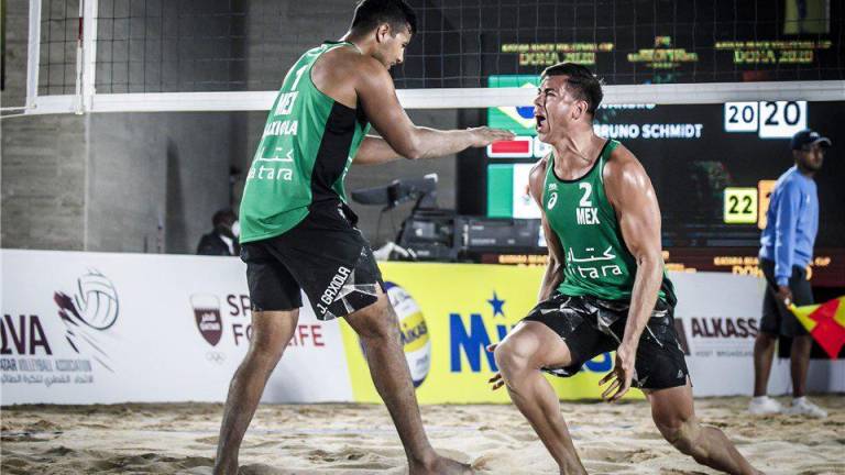 José Luis Rubio y Josué Gastón Gaxiola competirán en voleibol de playa.