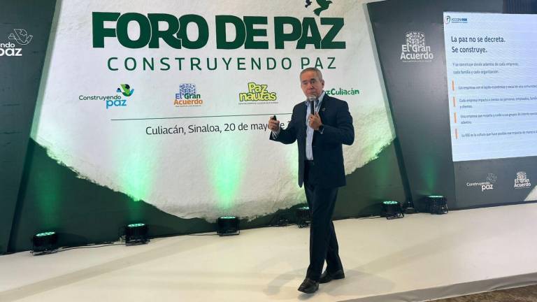 En Culiacán se llevó a cabo este miércoles el Foro de Paz.