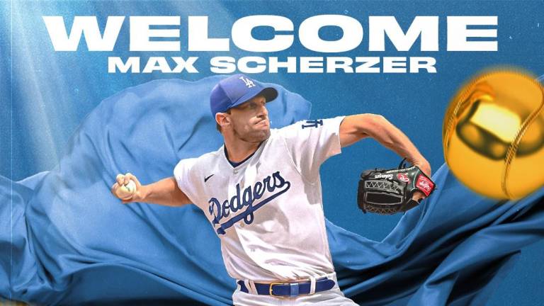 Max Scherzer agrega profundidad al pitcheo de los Dodgers de Los Ángeles.