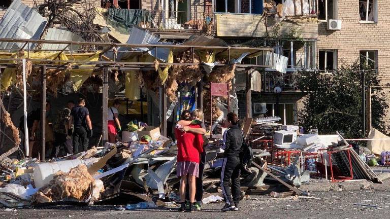 La destrucción en Ucrania.