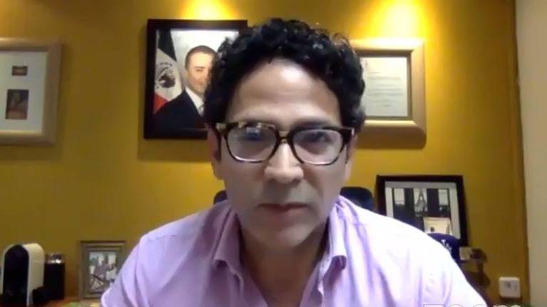 Secretario de Educación en Sinaloa, Juan Alfonso Mejía López.