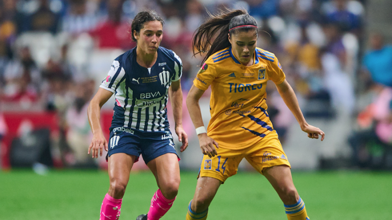Rayadas y Tigres empatan 2-2 en la Ida de la Final de la Liga MX Femenil