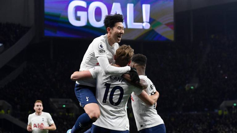 Tottenham se dio un festín de goles ante el Everton.