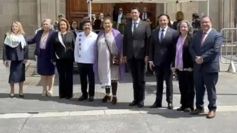 Ministros de la SCJN acudieron este martes a la presentación del Segundo Informe de Gobierno de Claudia Sheinbaum.