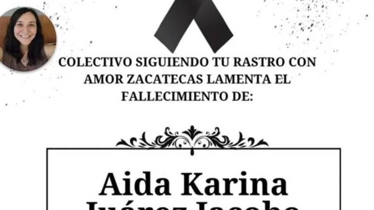 Aida Karina Juárez Jacobo fue privada de la libertad y asesinada mientras buscaba a su hija desaparecida, Goretty Guadalupe, en Zacatecas.