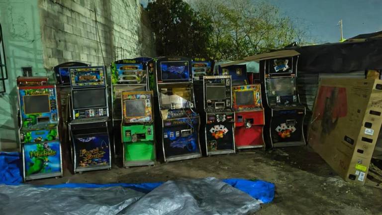 Las máquinas tragamonedas fueron puestas a disposición del Ministerio Público Federal.