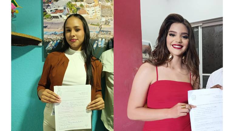 Cindy Pamela López y Angeline Corona se registraron como candidatas en Escuinapa.