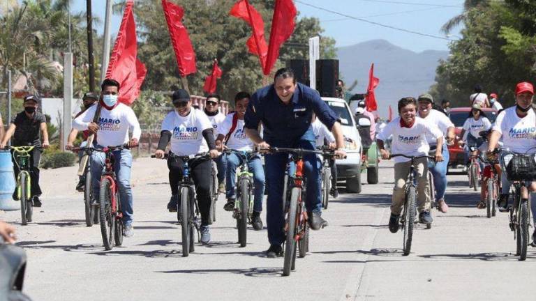 Mario Zamora participó en una rodada.