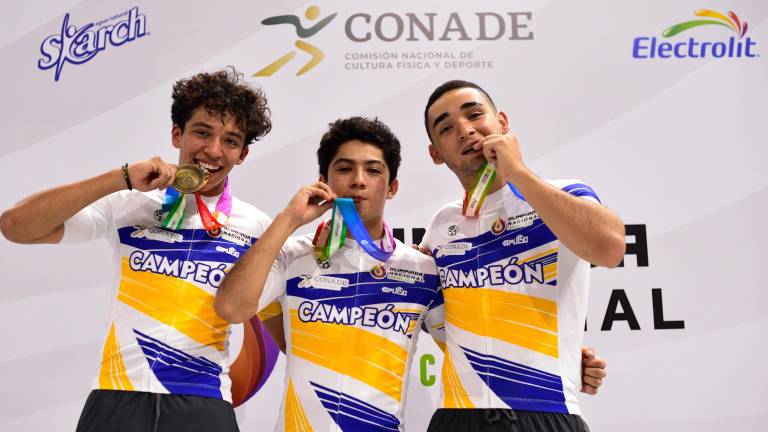 Sinaloa ganó el oro dentro de la prueba de velocidad por equipos varonil Junior.