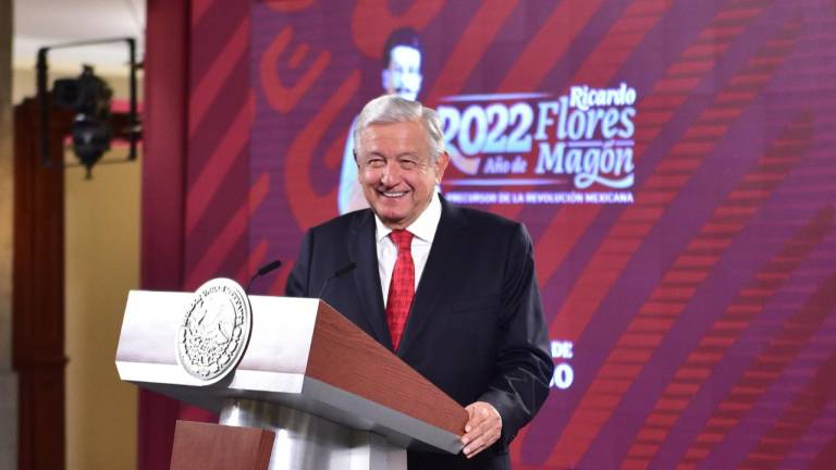 Andrés Manuel López Obrador en su conferencia matutina.
