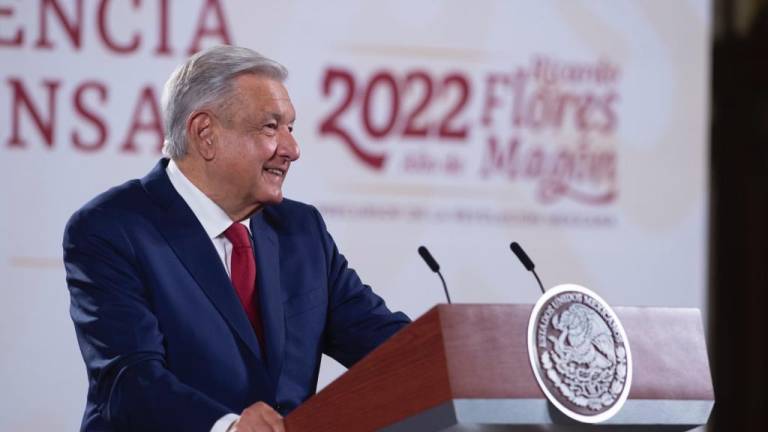 Andrés Manuel López Obrador durante su conferencia mañanera.