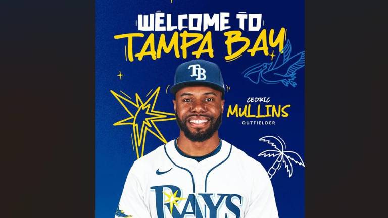 Cedric Mullins defendará el outfielder de los Rays en 2026.