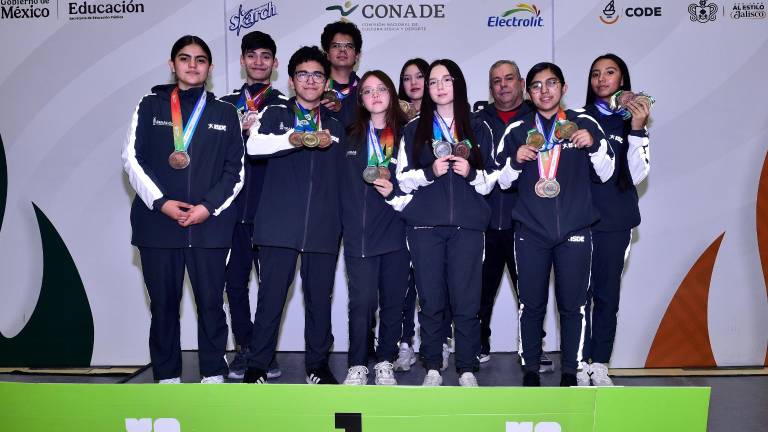 Sinaloa ya iguala récord: 25 medallas en tiro deportivo.