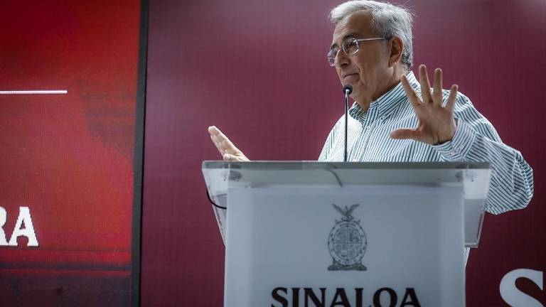 Gobernador Rubén Rocha Moya.