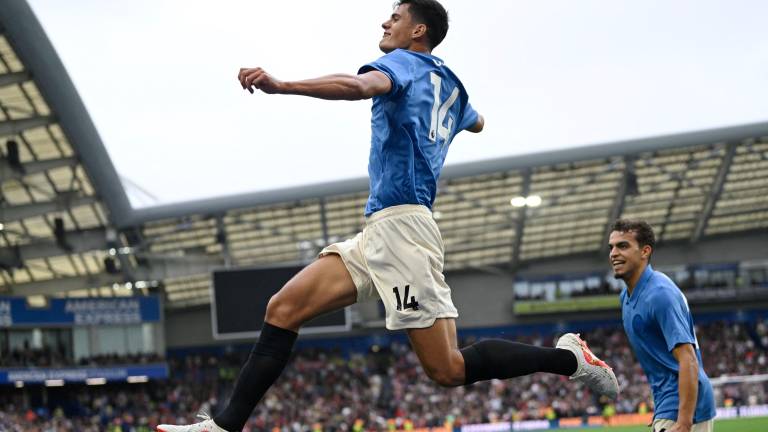 Chema Andrés fue la figura del contundente triunfo del Brighton sobre el Arsenal.