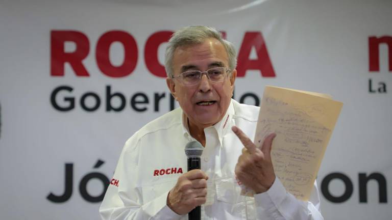 Rubén Rocha Moya, candidato a la Gubernatura de Sinaloa por Morena-PAS.