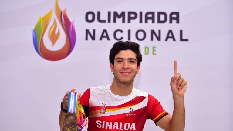 El originario de Concordia, Sinaloa, Jesús Jared Zamudio, brilló en la Olimpiada Nacional 2026.