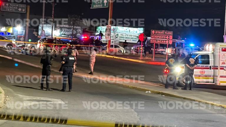 El ataque se registró en el crucero de la carretera Internacional y la avenida Mazatlán.