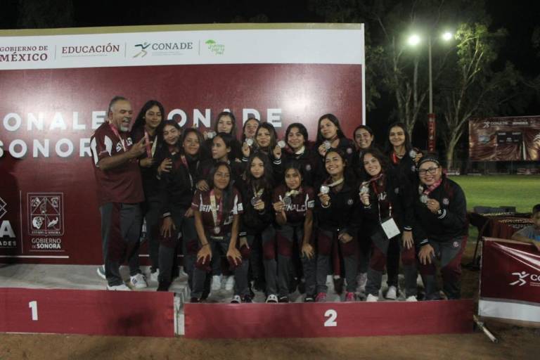Sinaloa obtiene par de platas en softbol de los Juegos Conade
