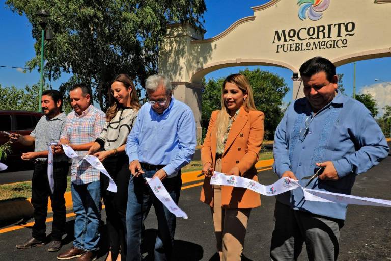 Inaugura Rocha Moya nuevo acceso al Pueblo Mágico de Mocorito