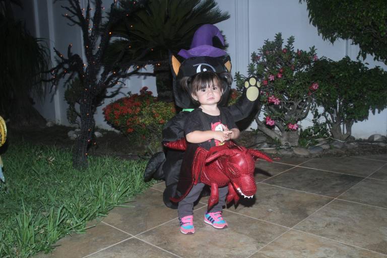 Vecinos del Fraccionamiento El Cid celebran el Halloween