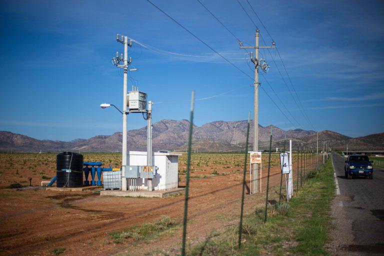 $!Pozos de agua para terrenos agrícolas en Chihuahua, al norte de México.