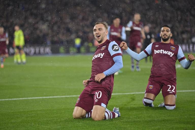 El West Ham elimina al Arsenal de la Carabao Cup