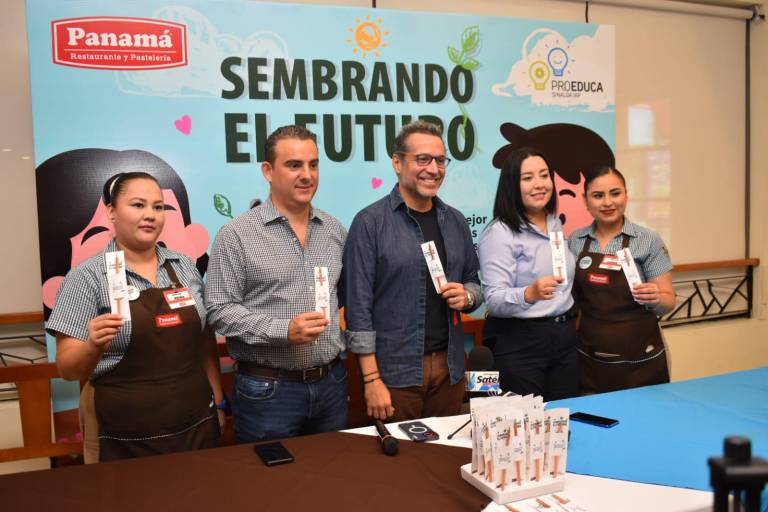 Lanzan Proeduca Sinaloa y Grupo Panamá la campaña ‘Sembrando el futuro’