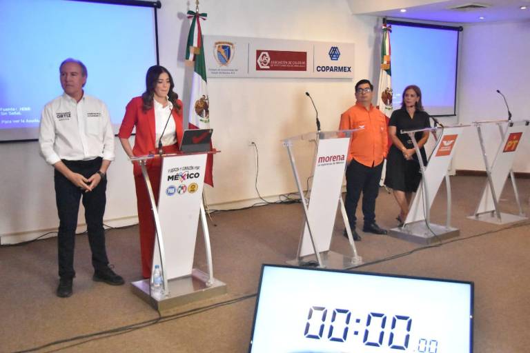 Desairan Morena, Verde y PT debate económico organizado por Coparmex